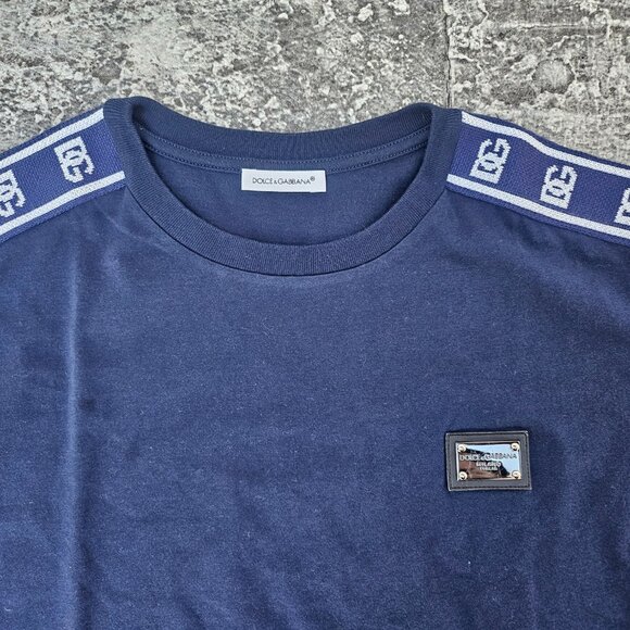 Dolce & Gabbana Kids Tee Shorts Sleeve Crew Neck T Shirt Made in Italy Size 7/8 - Picture 3 of 11